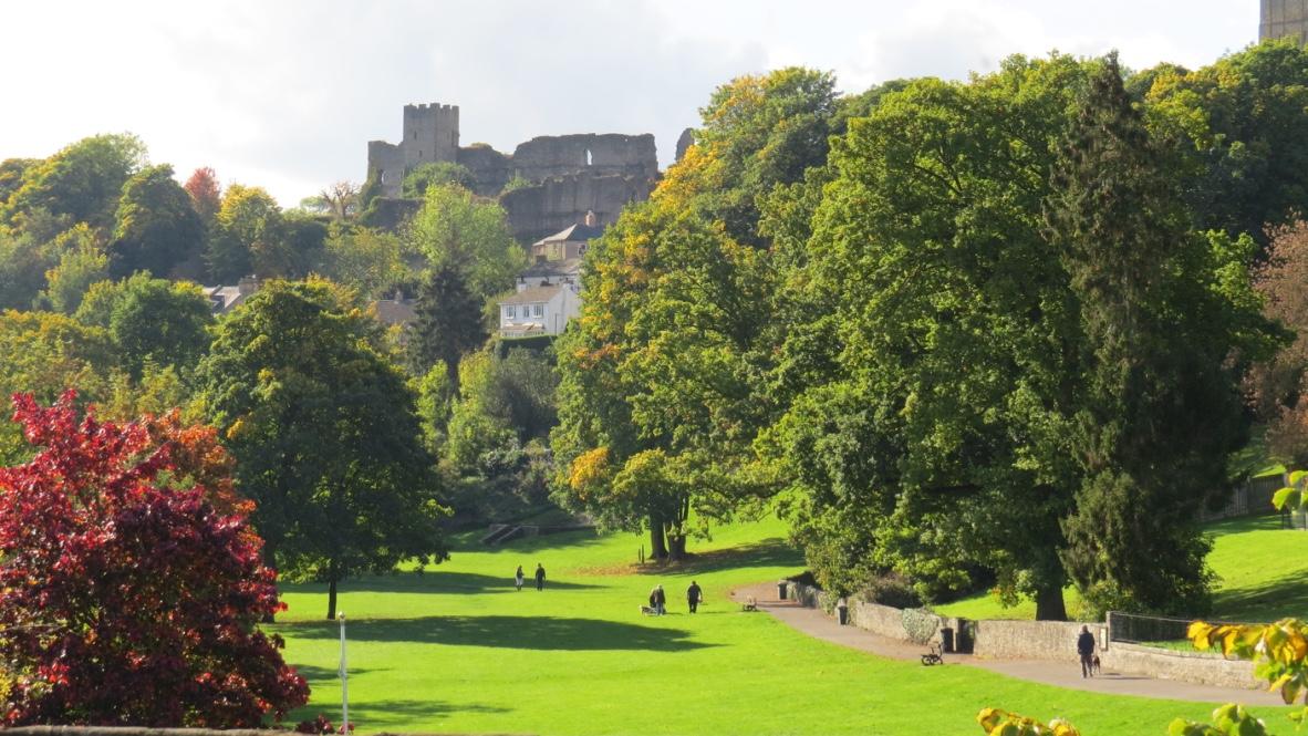 Just before the trees change, Doug Waugh of Richmond captured this sunny late summer view of Richmond batts and castle