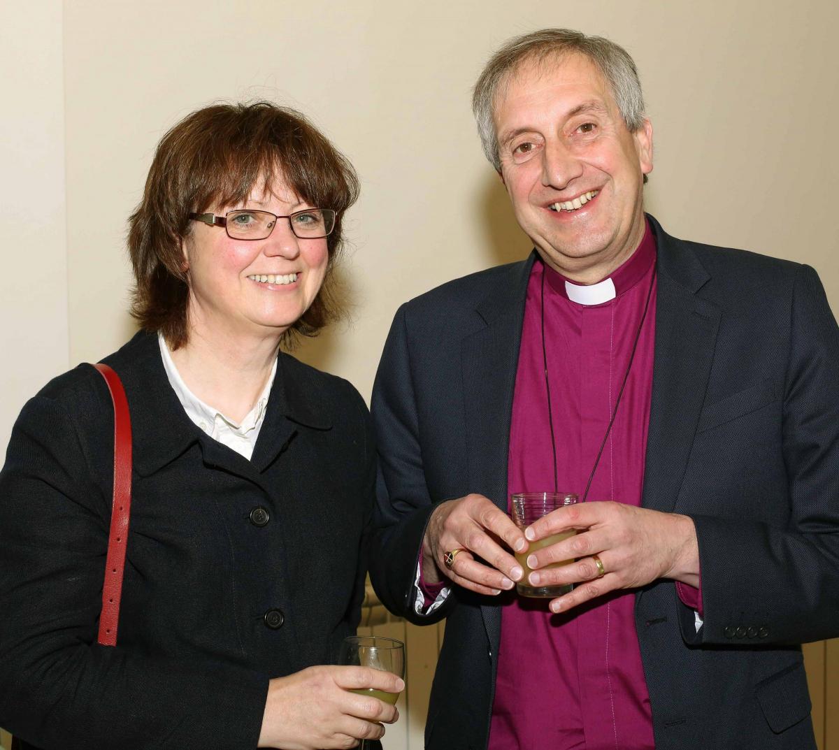 The Bishop of Richmond Paul Slater and his wife Beverley