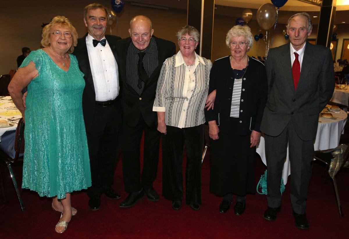 The Stockton Young Farmers' 85th Anniversary Do at The Northern Echo Arena in Darlington. Marjorie and Will Reah, George and Susan Harrison, Mary Davison and Harold Jackson. Picture: CHRIS BOOTH