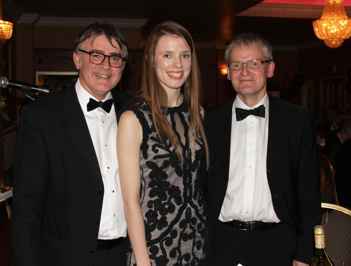 From left Robin Jessop and VIP guests Lydia Slack and Dr Sheamus Fitzgerald.