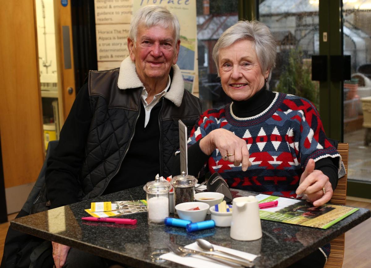 RABI Farmhouse Breakfast event at Sam Turner and Sons, Piercebridge. Bob and Jean Wombwell. Picture: CHRIS BOOTH