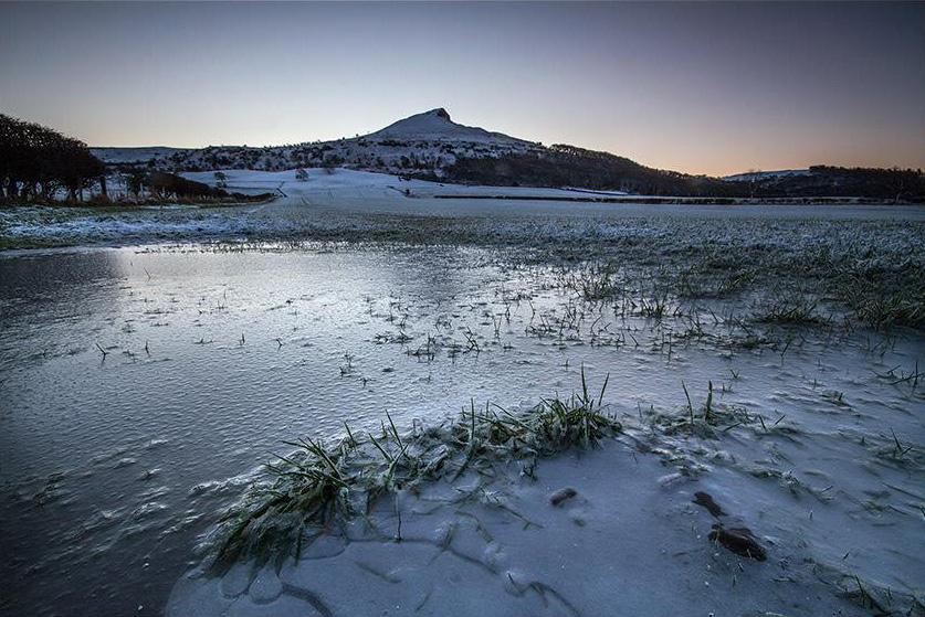Steve Crown, a member of our new camera club, took this stunning photograph of Roseberry Topping