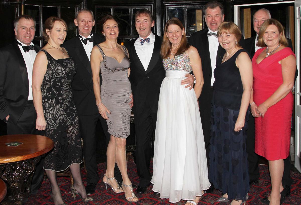 Rokeby Farmers Ball S&P The Morrit Arms Greta Bridge:
From left David and Judith Layfield, Stephen and Diane Kemp, Paul and Sarah Rutter, Graham Bowes, Sheila Cowan, Richard and Linda Hewitson.
