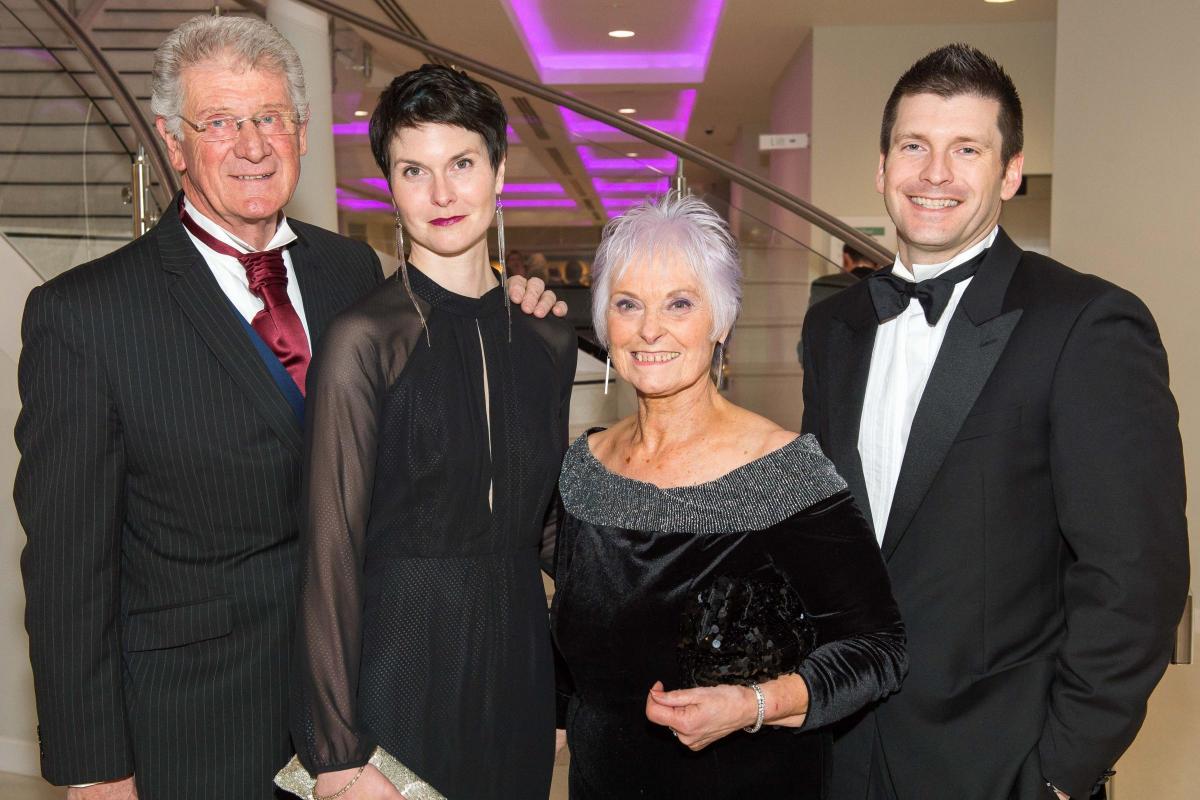 Mac Iveson, Claire Stead, Doris Iveson and Pete Stead