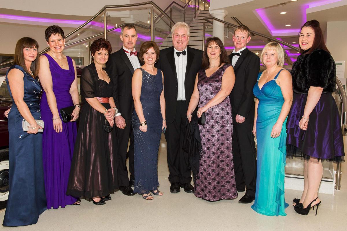 Lisa Dent, Sally Dent, Sue and Robert Tiplady, Helen Simpson, Peter and Elaine Dobbing, Mark Dinsdale, Linda Dent and Helen Dinsdale