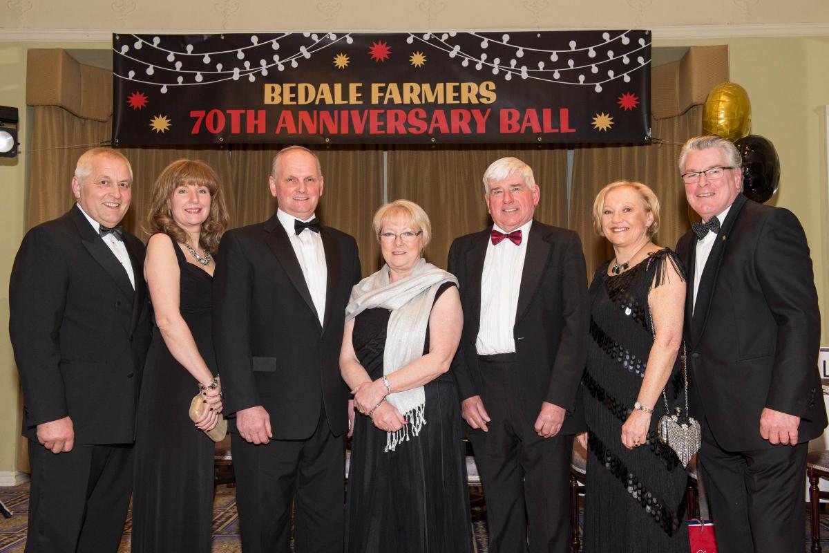 Bedale Farmers Ball Committee, Trevor Johnson, Deborah Wiles, William and Dianne Smith, Frank Herbert, Linda and Stewart Burrows