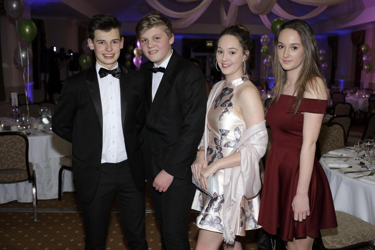 Great Smeaton Young Farmer's Ball at Solberge Hall in Newby Wiske.
Stephen Pallatina, Emily Constantine and Grace Constantine. Picture by Stuart Boulton.