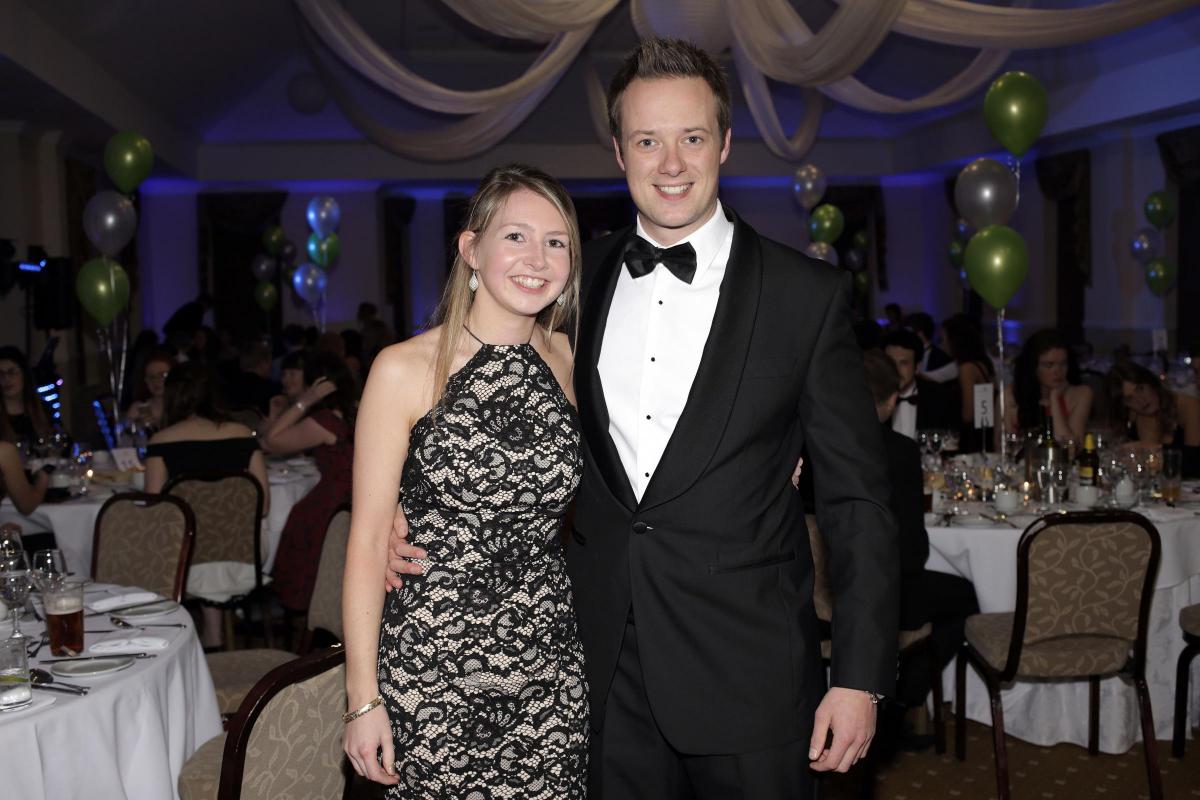 Great Smeaton Young Farmer's Ball at Solberge Hall in Newby Wiske.
Emily Leggott and Bob Wilkin. Picture by Stuart Boulton.