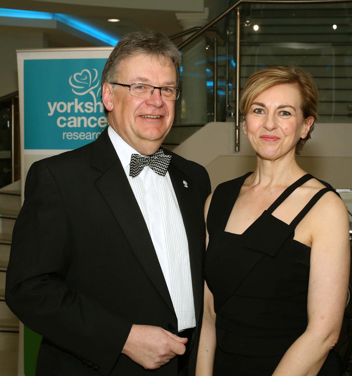 The Yorkshire Cancer Research charity ball at Tennants, Leyburn.
Chief Executive, Charles Rowett with his wife, Susan.
Picture: Richard Doughty Photography