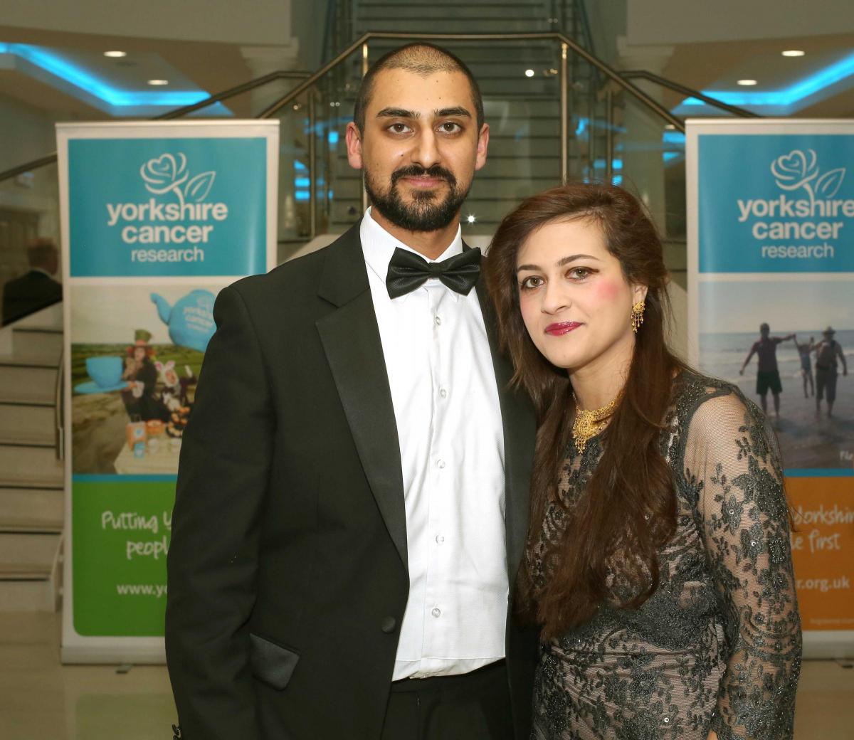 The Yorkshire Cancer Research charity ball at Tennants, Leyburn.
Shahzad and Sima Younis.
Picture: Richard Doughty Photography