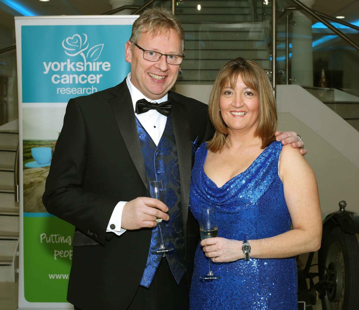 The Yorkshire Cancer Research charity ball at Tennants, Leyburn.
Neil Barker and Angela Pern.
Picture: Richard Doughty Photography