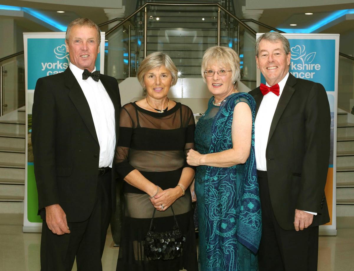 The Yorkshire Cancer Research charity ball at Tennants, Leyburn.
Tony and Julie Phillips with Margaret and John Wilson.
Picture: Richard Doughty Photography