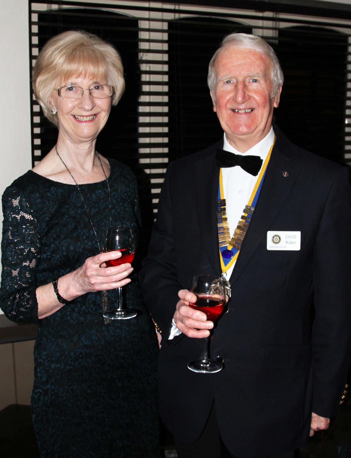 S&P Rotary at Topcliffe Maisie and David Walker from Northallerton.