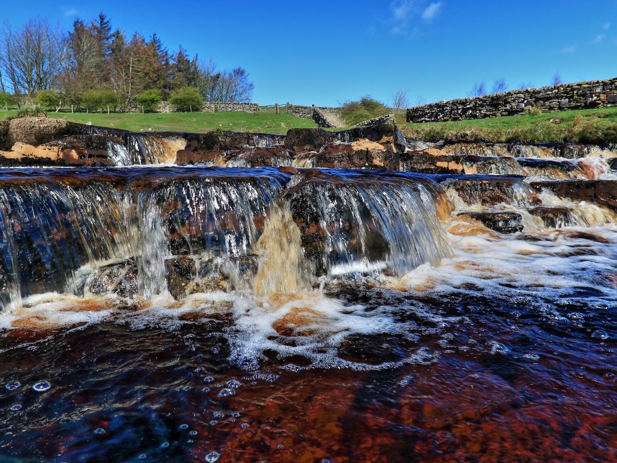 The Sleightholme Beck Cascade by Richard Laidler, of Hutton Magna