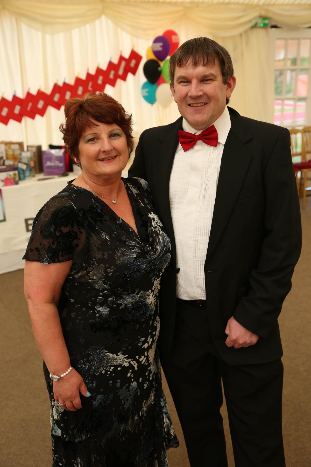 Blood Charity Ball, Leyburn, North Yorkshire. Michelle Moffitt and David McGregor. Picture: TOM BANKS