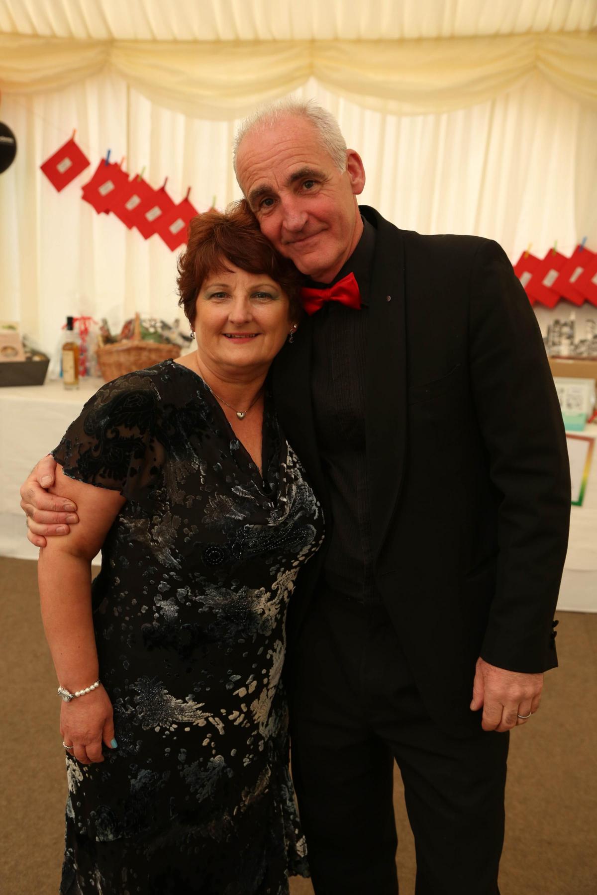 Blood Charity Ball, Leyburn, North Yorkshire. Michelle and Andrew Moffitt. Picture: TOM BANKS
