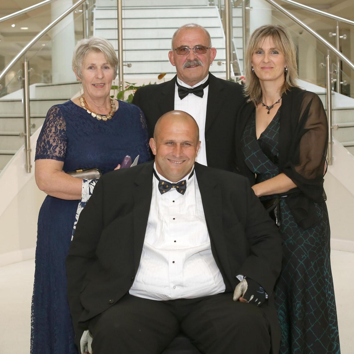 Wensleydale RFC Ball at Tennants, Leyburn.
Val, John, Terry and Karen Metcalfe.
Picture: Richard Doughty Photography