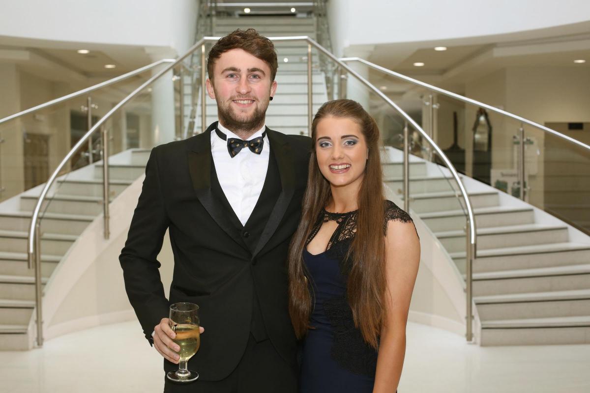 Wensleydale RFC Ball at Tennants, Leyburn.
Conner Burnett and Abbie Winstanley.
Picture: Richard Doughty Photography