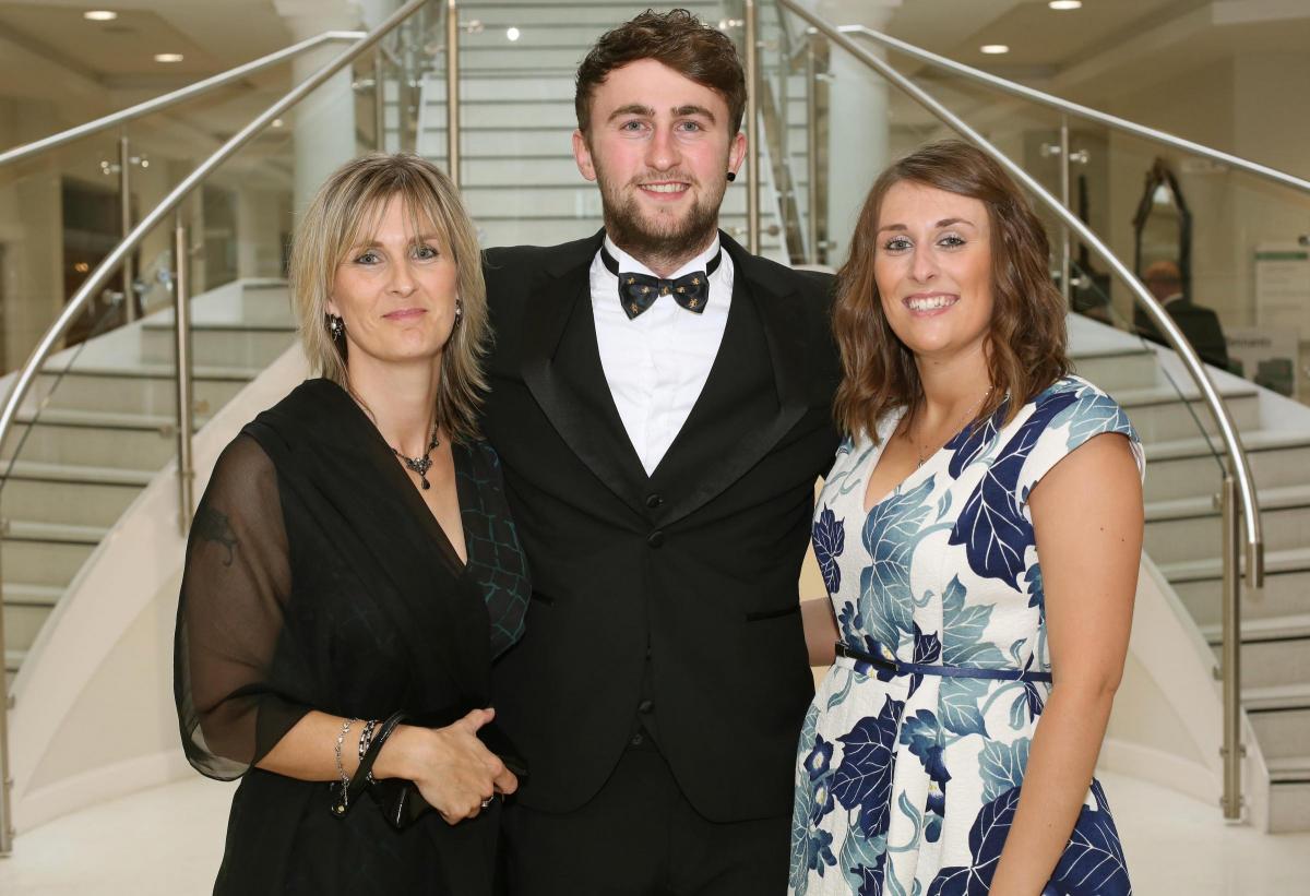Wensleydale RFC Ball at Tennants, Leyburn.
Karen Metcalfe with Connor and Sadie Burnett.
Picture: Richard Doughty Photography