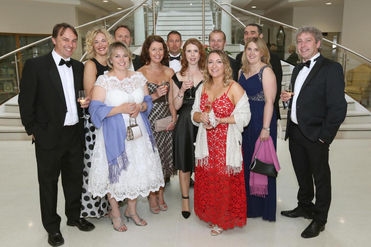 Wensleydale RFC Ball at Tennants, Leyburn.
A group from the village of Scruton attending the Wensleydale RFC Ball.
Picture: Richard Doughty Photography