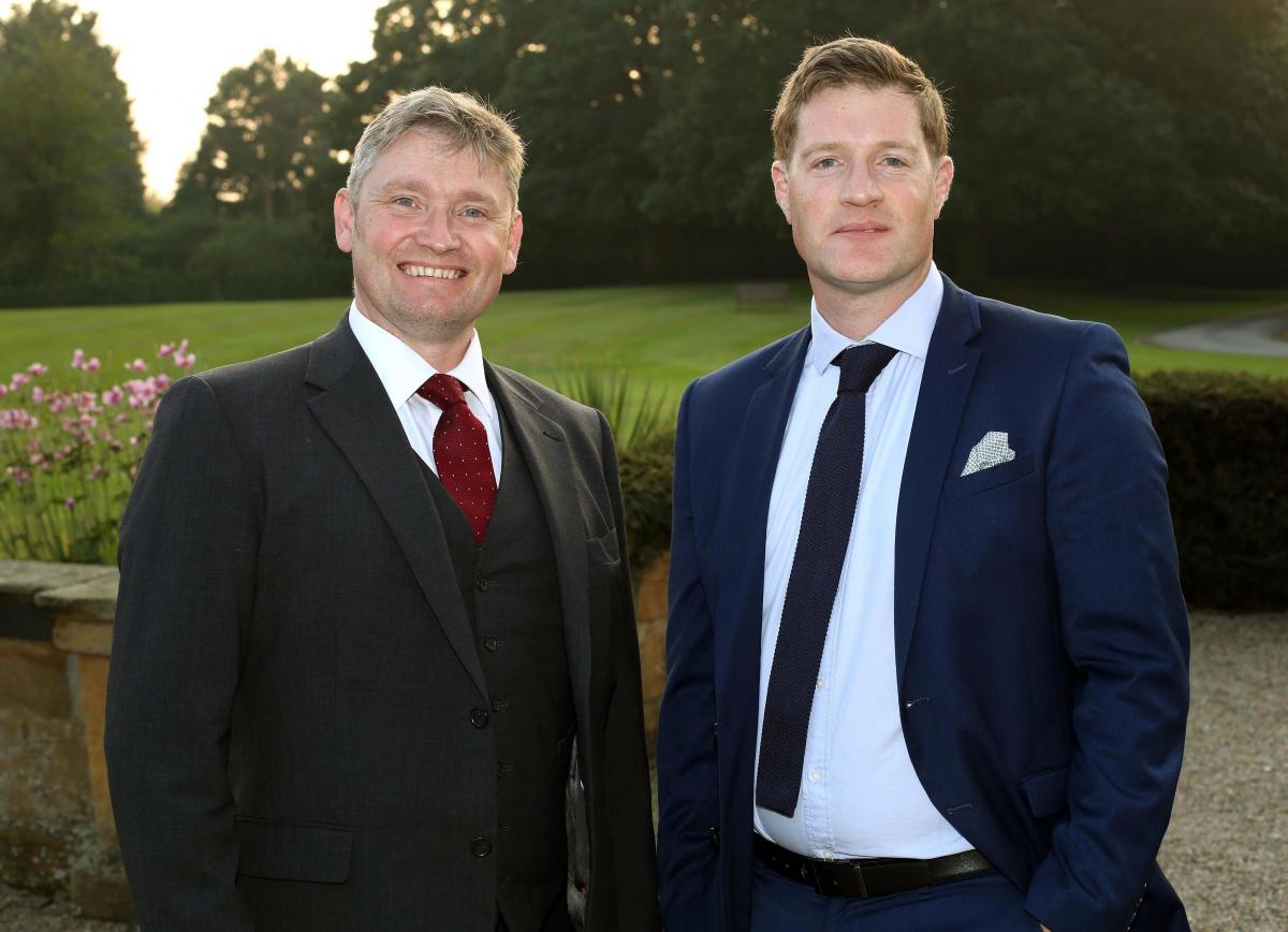 Jacksons Law Firm 140th Anniversary celebration at Hutton Rudby Hall.
Adam Casey and Matt Clarke.
Picture: Richard Doughty Photography