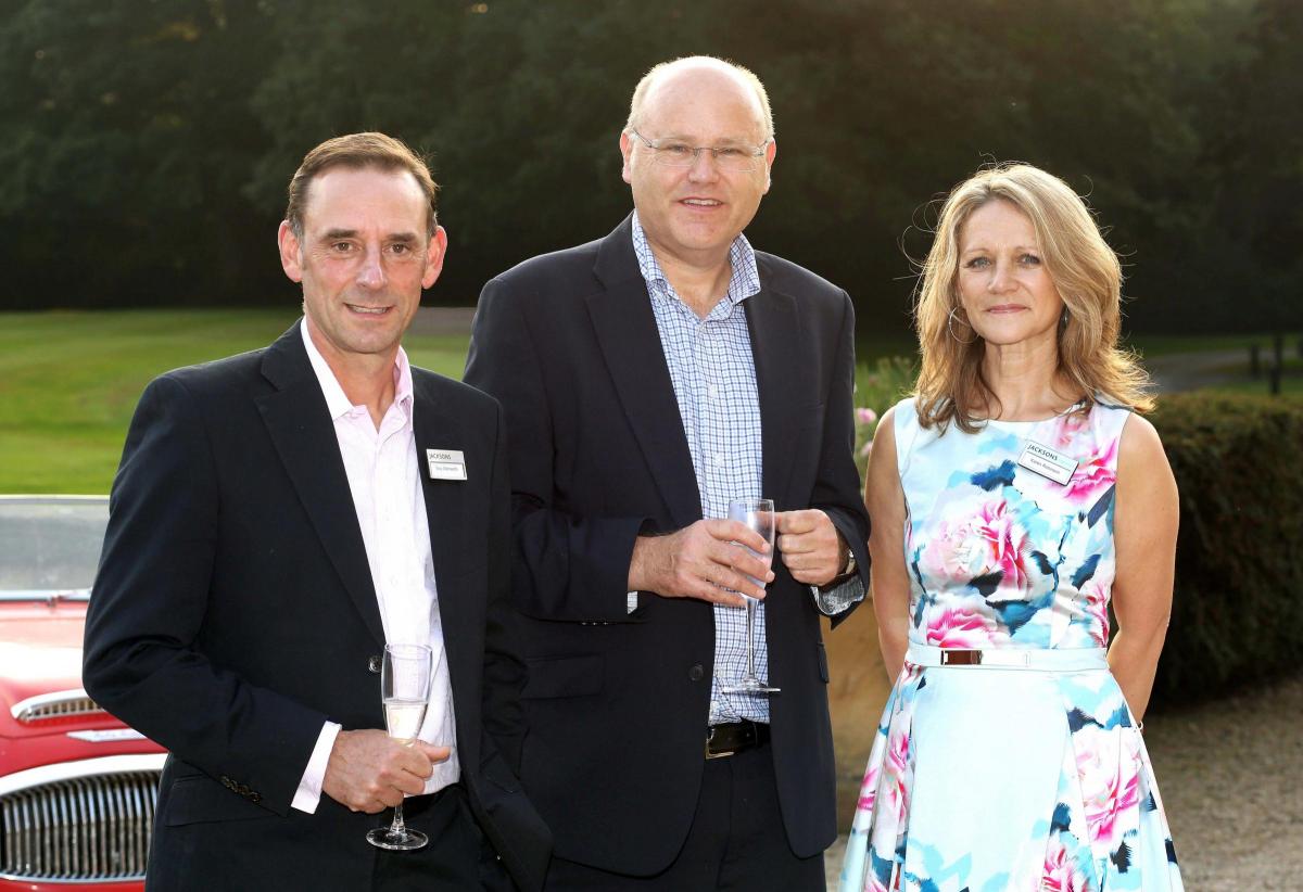 Jacksons Law Firm 140th Anniversary celebration at Hutton Rudby Hall.
Tony Wentworth, Ted Ferguson and Karen Robinson.
Picture: Richard Doughty Photography