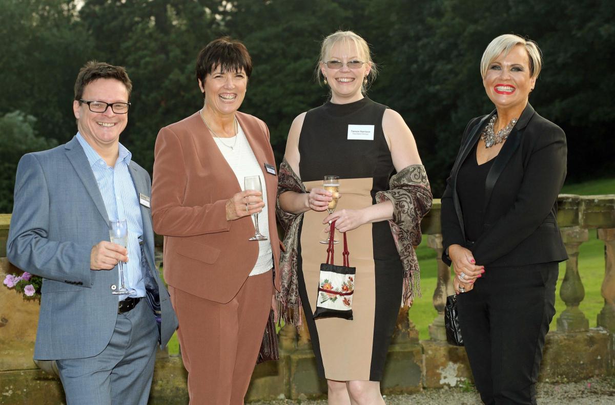 Jacksons Law Firm 140th Anniversary celebration at Hutton Rudby Hall.
Mark Foster, Terry Saffin, Jasmin Harrison and Jo Hand.
Picture: Richard Doughty Photography