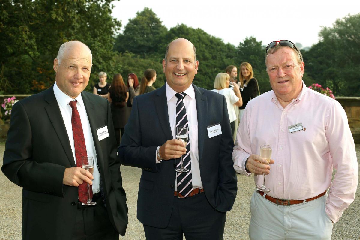 Jacksons Law Firm 140th Anniversary celebration at Hutton Rudby Hall.
Stephen Brown, Charles Clinkard and Simon Catterall.
Picture: Richard Doughty Photography