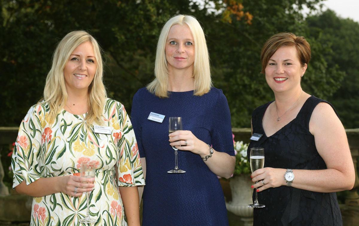 Jacksons Law Firm 140th Anniversary celebration at Hutton Rudby Hall.
Caroline Noble, Susanne Shah and Suzanne Graham.
Picture: Richard Doughty Photography