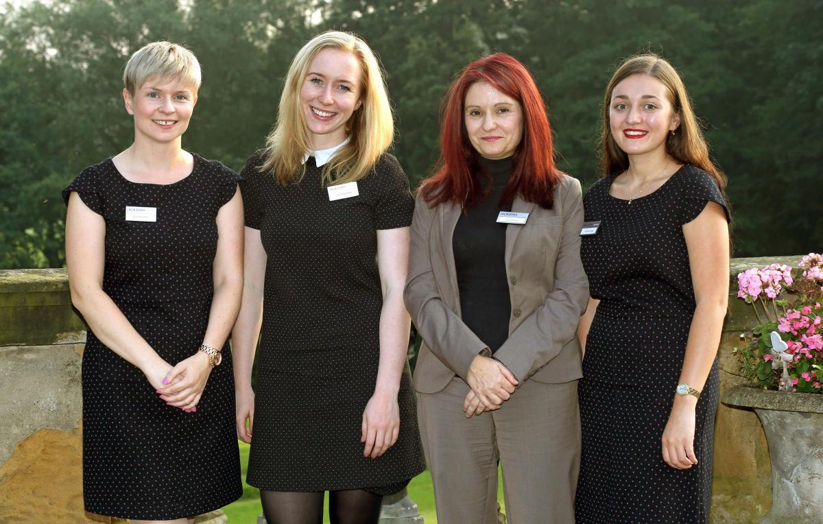 Jacksons Law Firm 140th Anniversary celebration at Hutton Rudby Hall.
Nicola Hudson, Jessica Clarke, Lisa Harding and Sophie Lynas.
Picture: Richard Doughty Photography