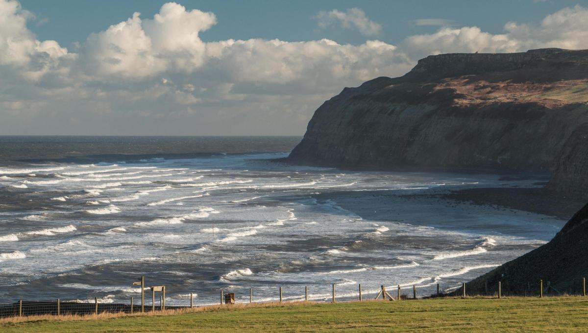 John Carter of Stockton calls this picture "Calm after the storm...". He took it on Saturday, the day after the tidal surge had been compounded by gales. "It was taken from the Cleveland Way looking towards Skinningrove and Boulby cliffs, the sea still bo