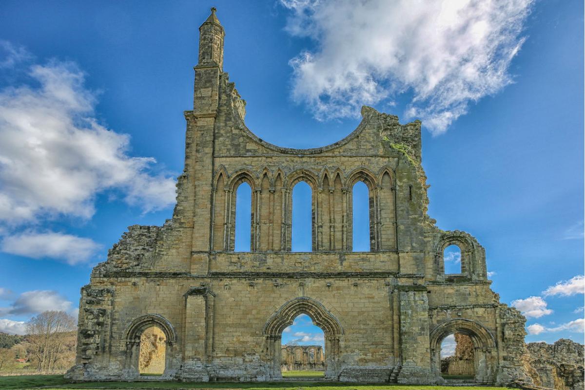 Brian Wastell of Fairfield, Stockton, captured this perfectly proportioned view of Byland Abbey in the North York Moors National Park taken last week.