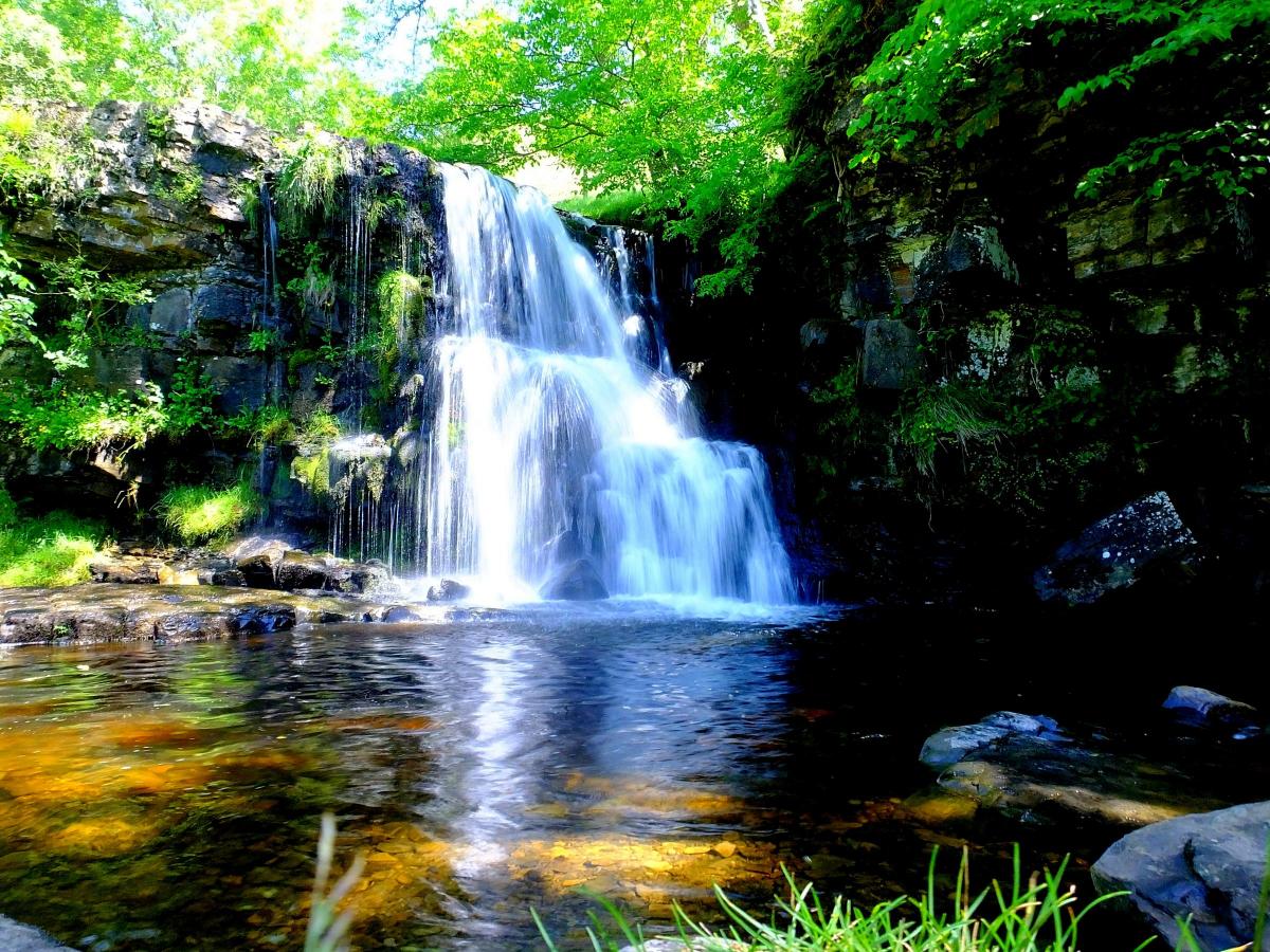 The Upper Fall at Kisdon Force near Keld. Tim Dunn of Stokesley took this stunning and refreshing picture during a hot Dales day.