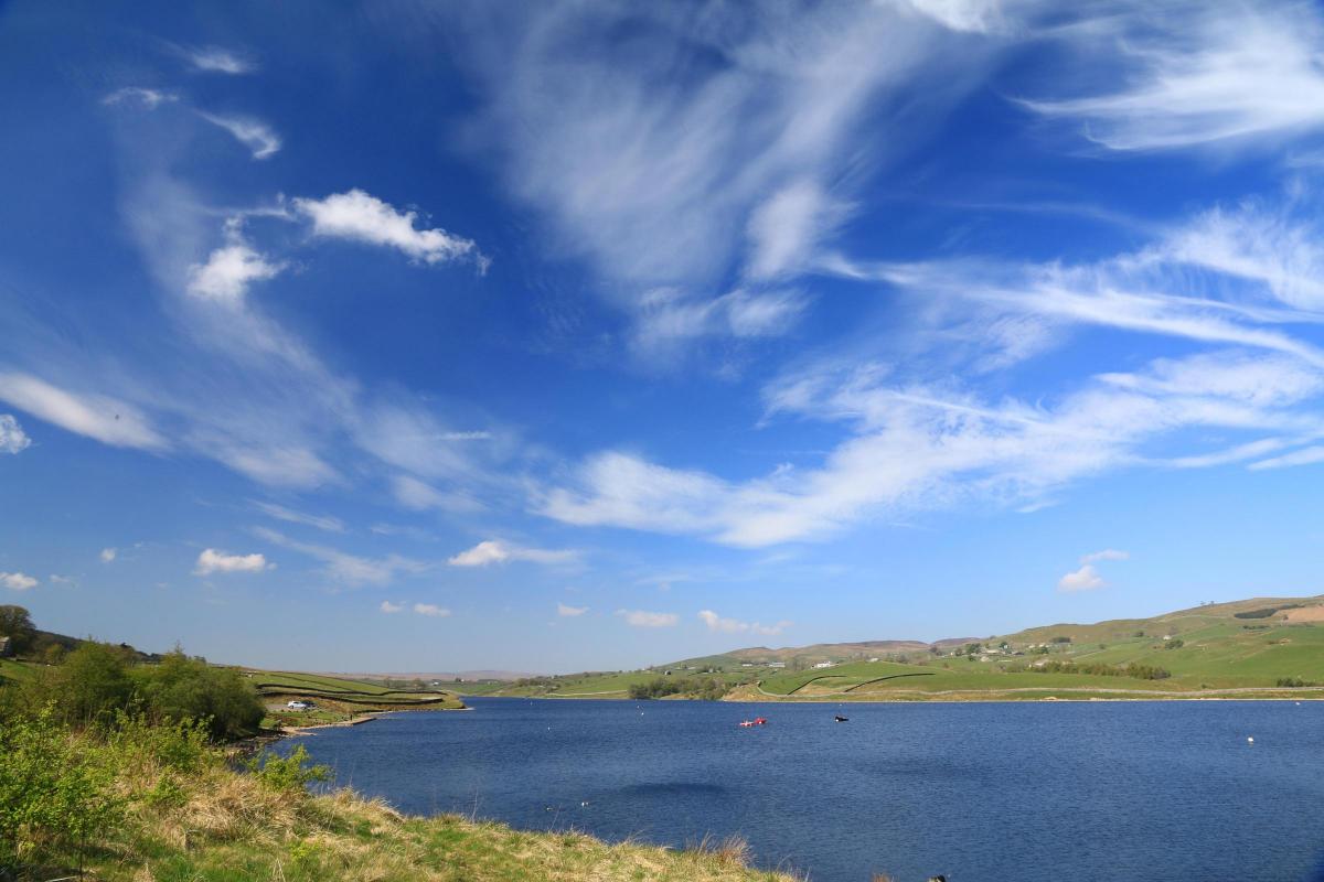 John Carter of Stockton-on-Tees took this shot of Grassholme Reservoir in Upper Teesdale in late spring - with the cirrus cloud heralding a change in the weather.