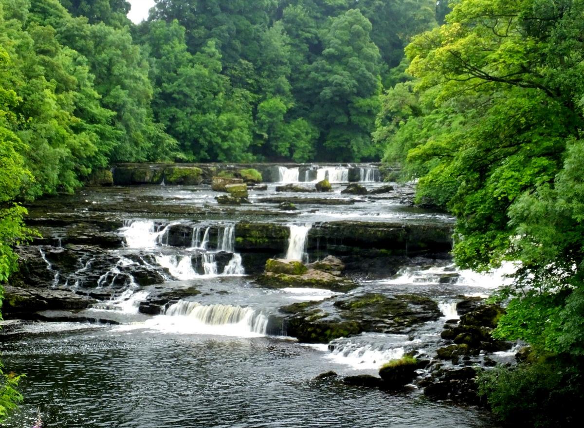 Cool and refreshing: the Upper Falls at Aysgarth as seen by Tim Dunn of Stokesley during a visit to Wensleydale.