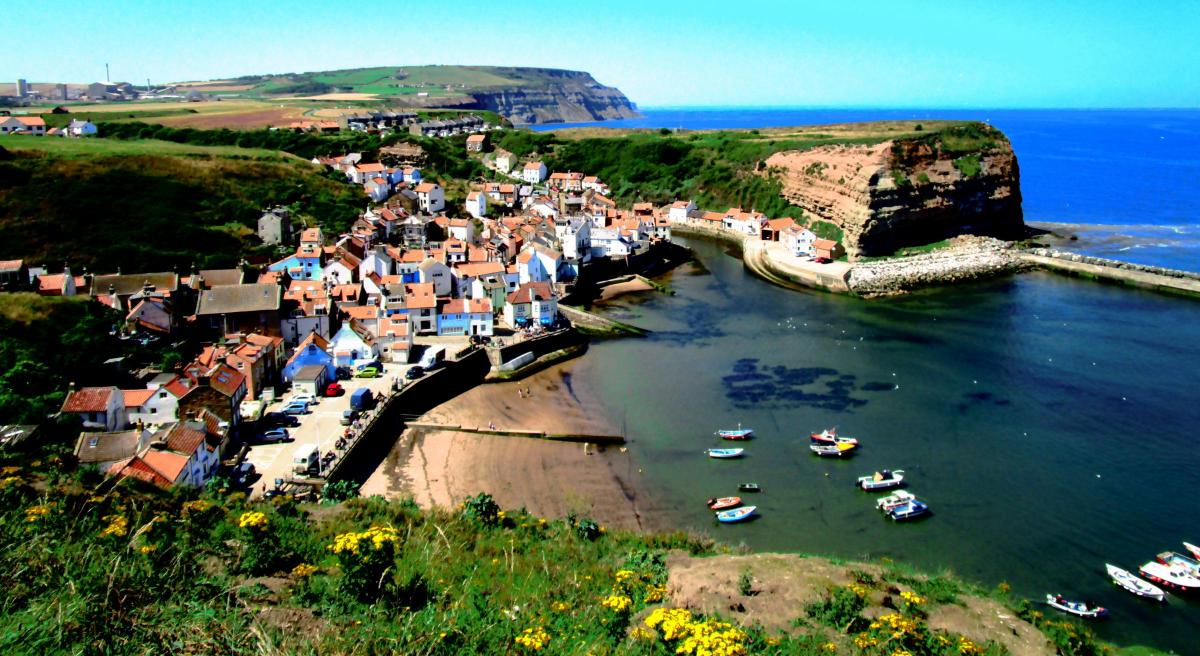 Tim Dunn of Stokesley took this picture-postcard view of the fishing village of Staithes, snuggled into its cove, from a vantage point on the Cleveland Way.