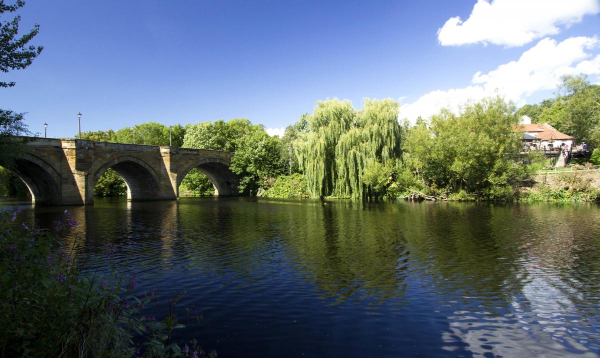 Shane Sellers, from Eaglescliffe, took this sunny shot of the River Tees in Yarm, with the Grade II* listed Yarm Bridge at its heart