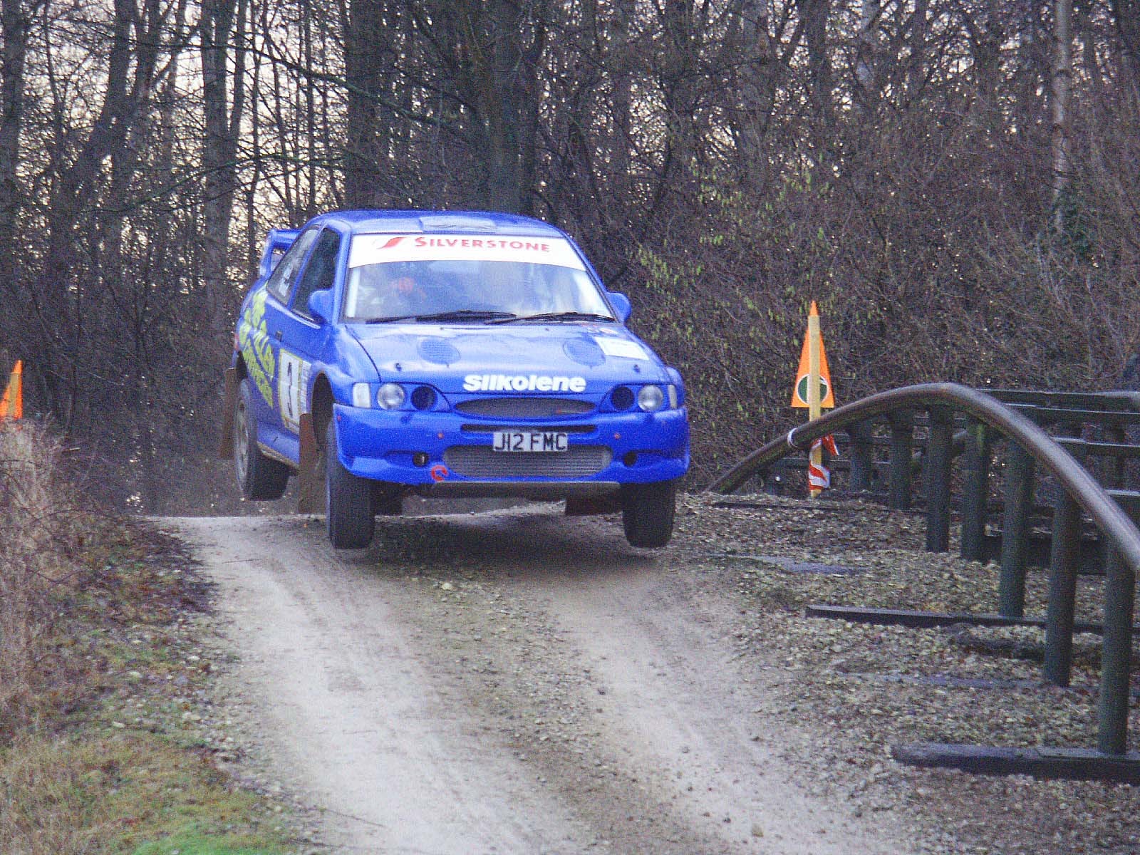 Ian Joel demonstrates the precarious proximity of the rally route to &lsquo;The Ultimate Picture: ANDY ELLIS