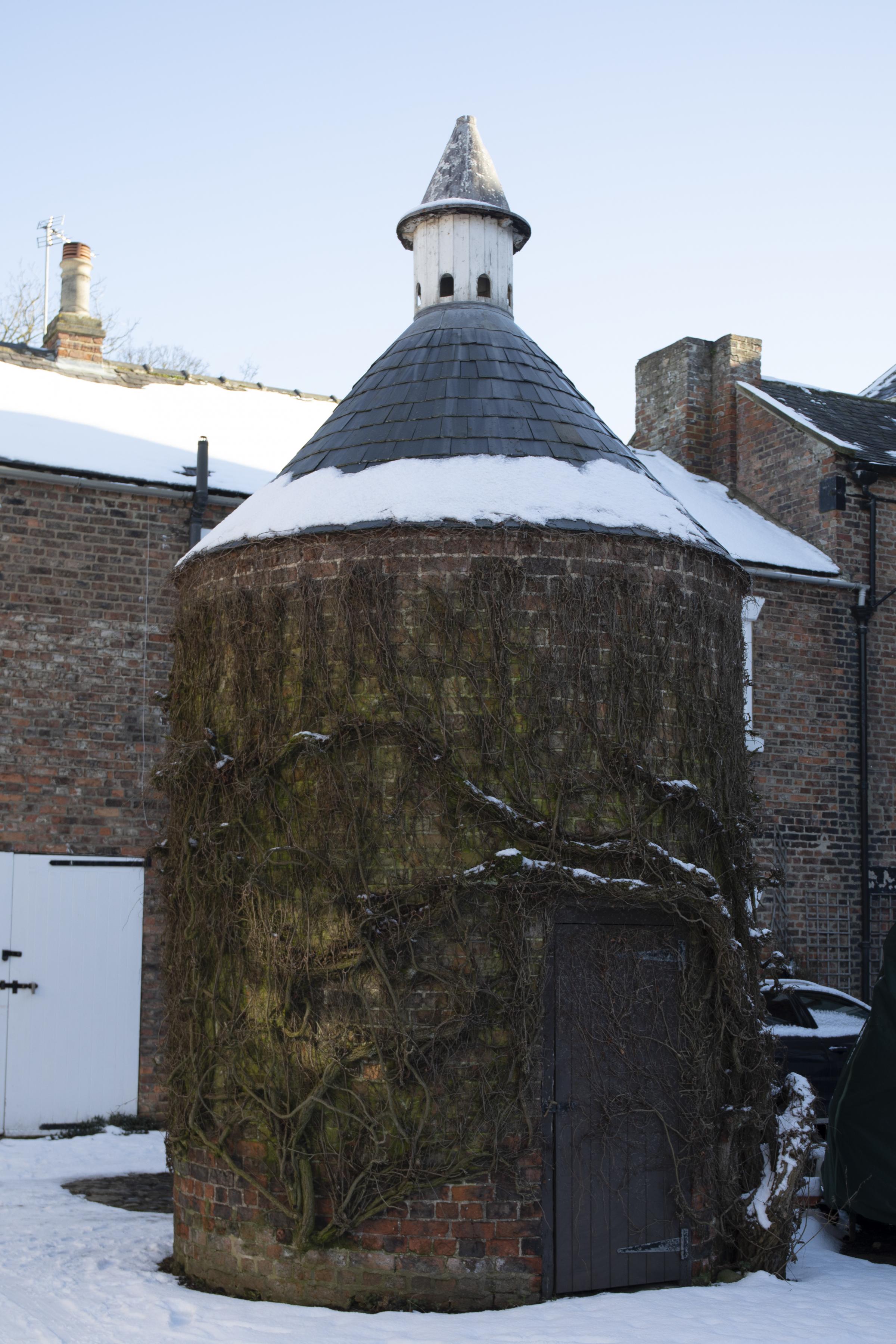 The quaint dovecote in the courtyard at Egglescliffe Hall. Picture: Shane Sellers