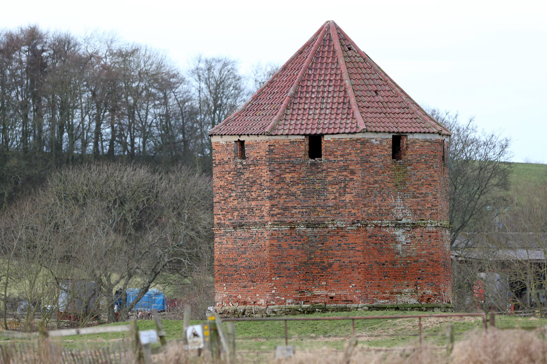 The dovecote at Low Middleton Hall, near Middleton One Row, which had planning permission to turn it into a residence