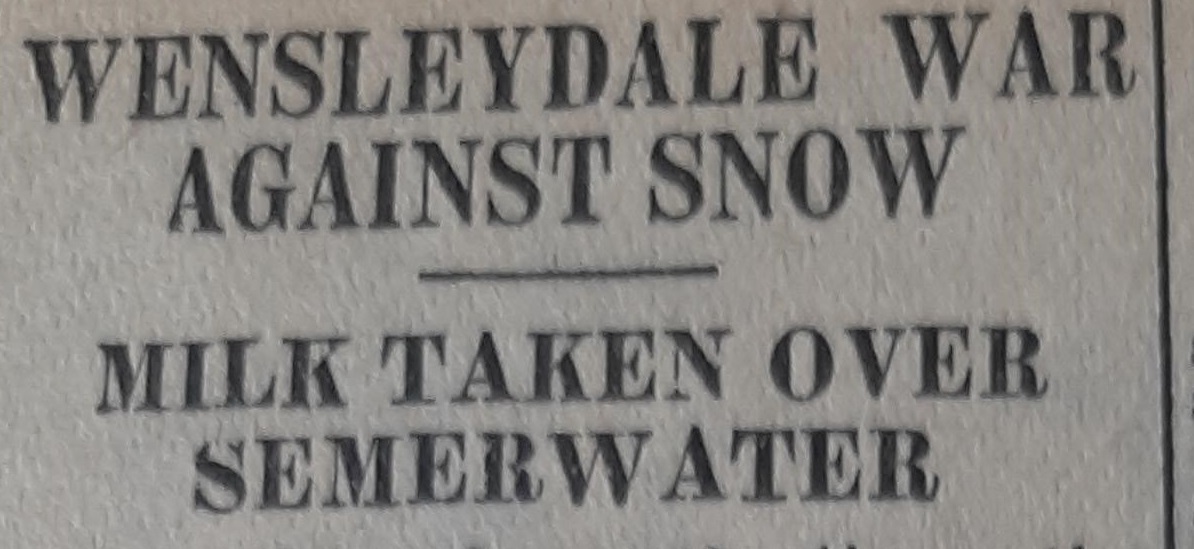 Headlines from the winter of 1947