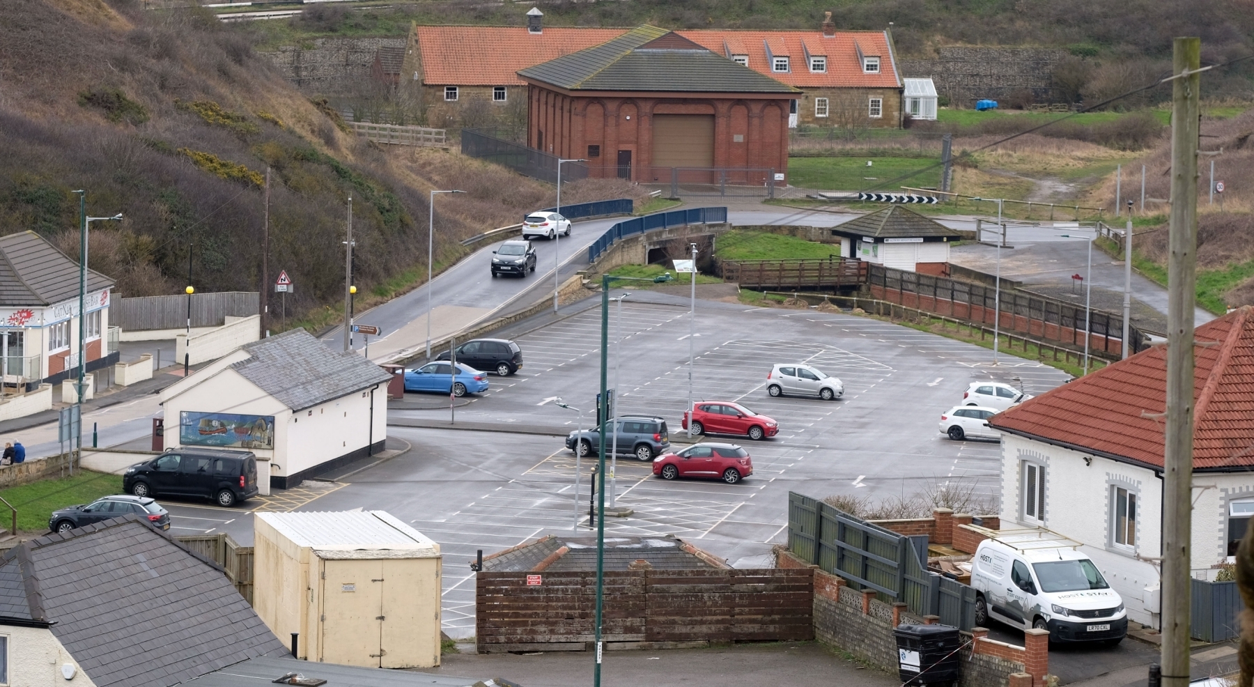 Redcar and Cleveland Council are to introduce parking charges along Marine Parade in Saltburn and expand Cat Nab car park, pictured