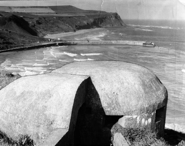 Darlington and Stockton Times: Skinningrove beach where, 6,000 years ago, the salt-making process may have begun. The 1880s jetty, which fed the ironworks, obviously wasn't there in those days, and now was the interestingly-shaped Second World War pillbox in the foreground. This