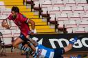 Some last-ditch tackling from Darlington Mowden Park