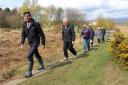Rishi Sunak on the Kirby Bank Trod with members of the Kirby, Great Broughton and Ingleby Greenhow Local History Group