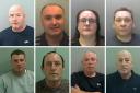LOCKED UP: Some of the people jailed so far this month across the North East. Pictures: CLEVELAND POLICE/DURHAM CONSTABULARY