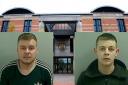 Jay Bryson, left, and Brandon Dalkin, right, have been jailed for robbery.