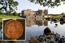The Great Seal of Queen Elizabeth I, inset, will be one of many items shining  a light on Raby Castle's royal connections in honour of the coronation of King Charles III