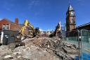 Demolition of Hogans on Victoria Road in Darlington. Picture: Peter Reimann