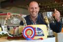 Cheese Supreme Champion Nick Kenyon MD of Dewley cheese company with his award winning Creamy Lancashire cheese